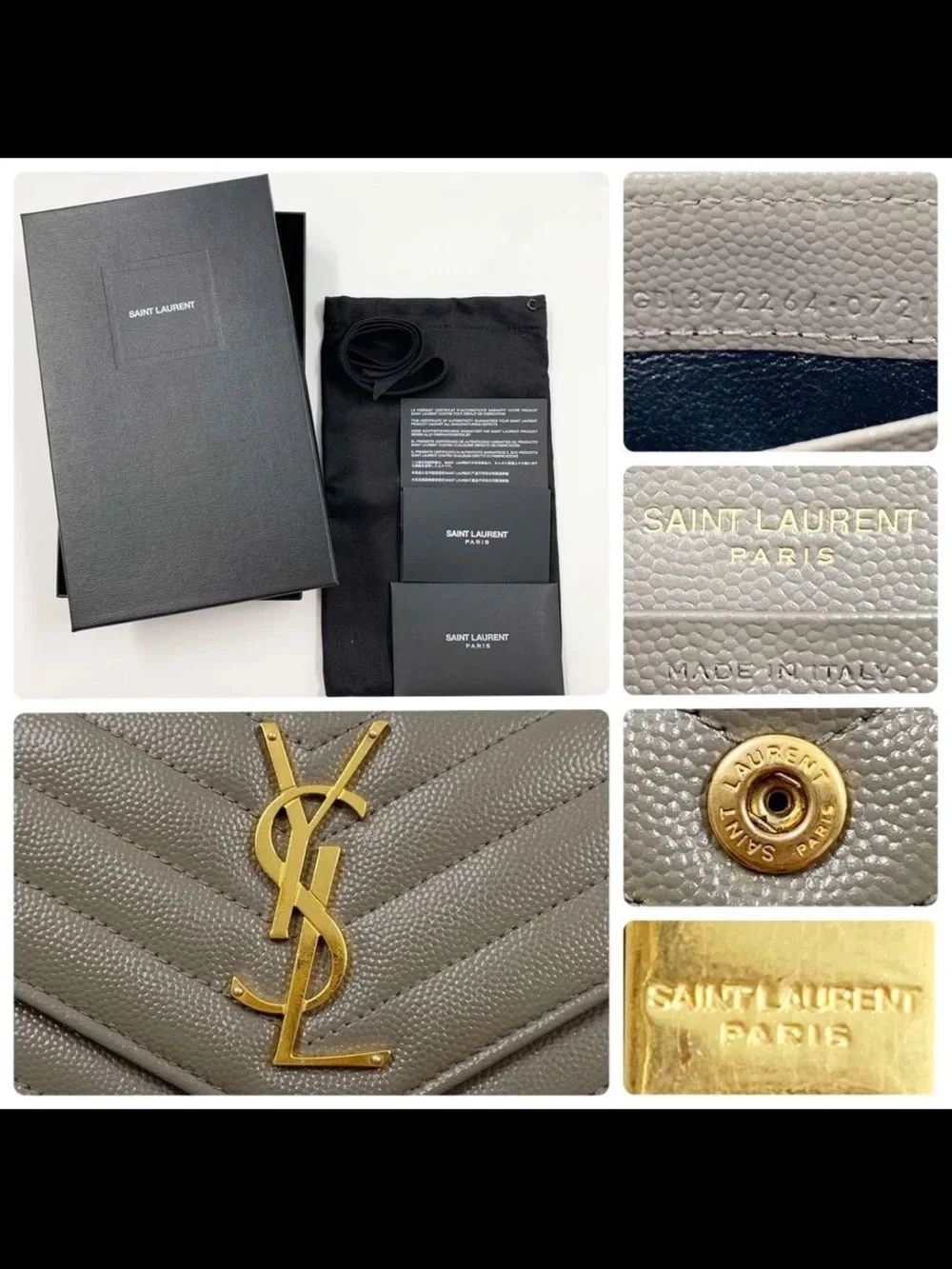 Saint Laurent chevron quilted